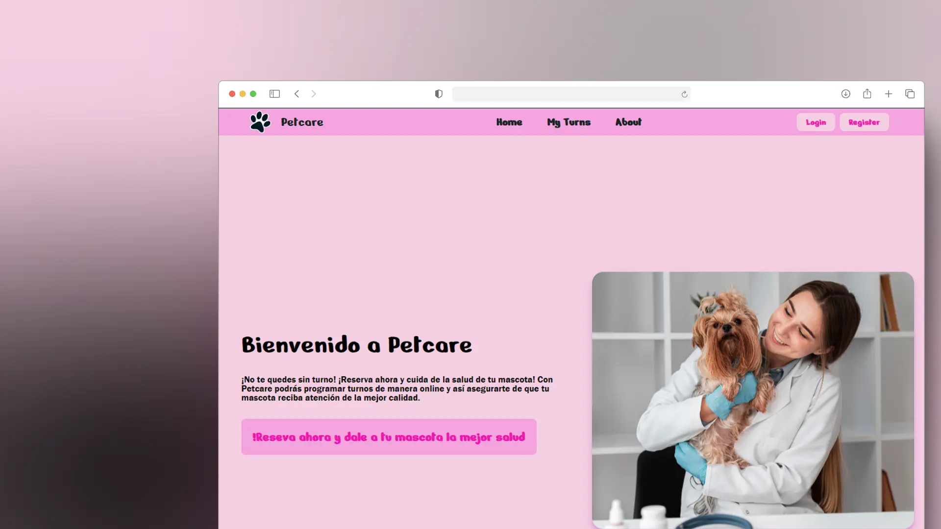 Screenshot of Sistema de Gestión de Citas