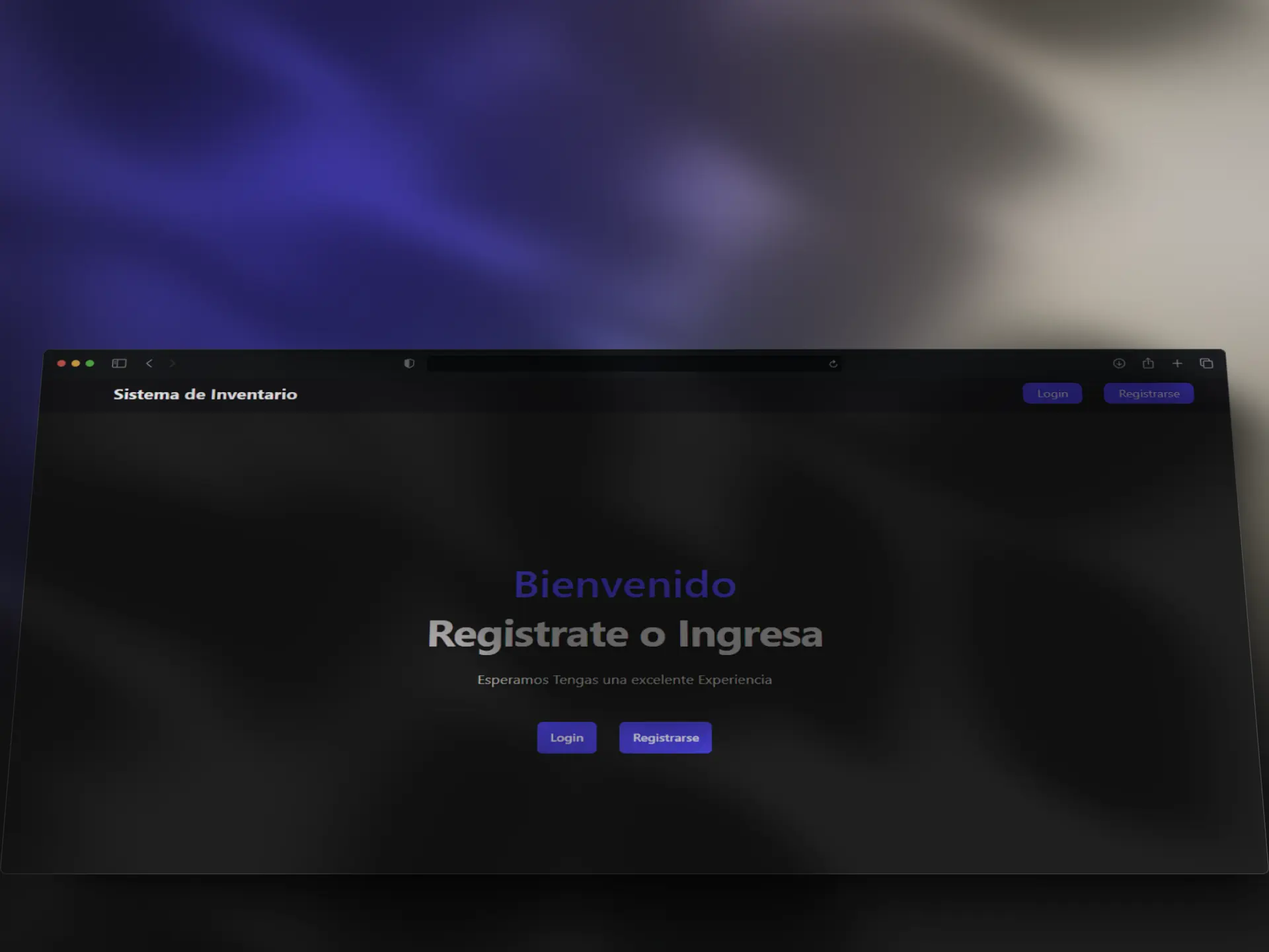 Screenshot of Sistema de Inventario